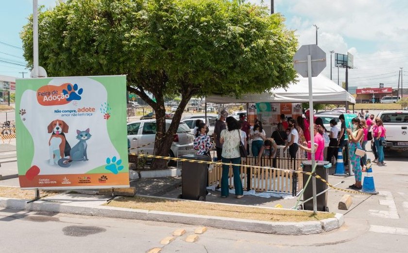 Prefeitura de Maceió realiza primeira Feira de Adoção de 2022 neste sábado