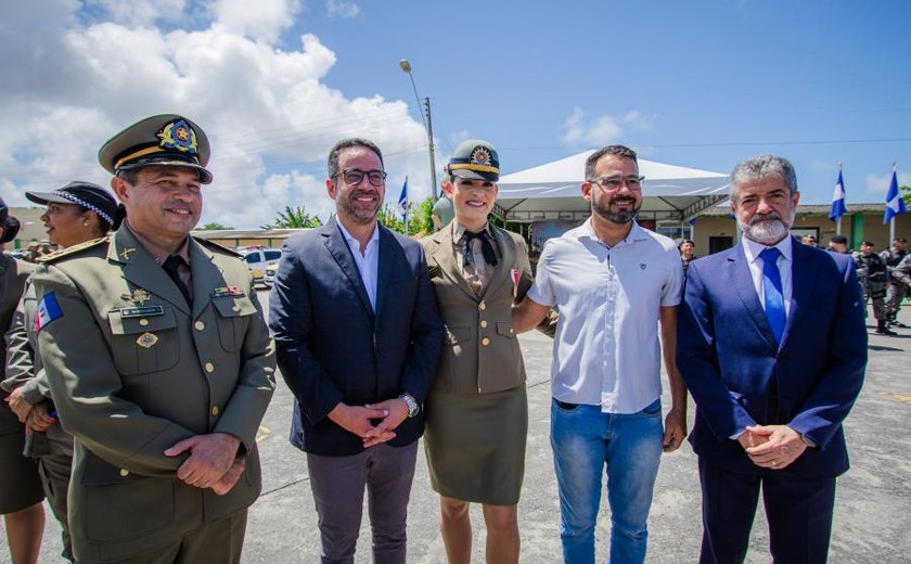 Governador Paulo Dantas participa da maior promoção de policiais militares de Alagoas