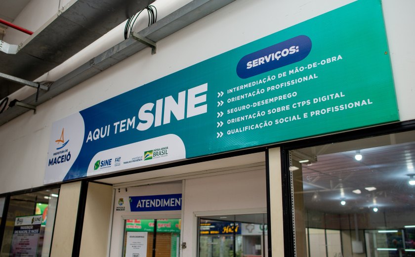 Sine Maceió oferta mais de 400 vagas de emprego nesta segunda (24)