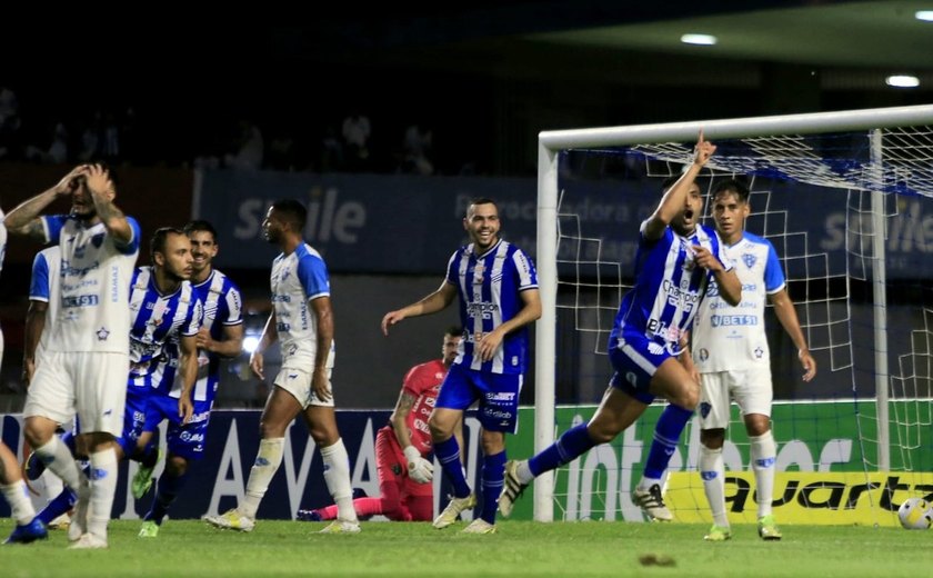 Com autoridade, CSA goleia o Paysandu, avança na Copa do Brasil e embolsa R$ 1,9 milhão: 4 a 1