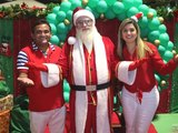 População de Novo Lino vive momento mágico com abertura do Natal Luz e chegada do Papai Noel