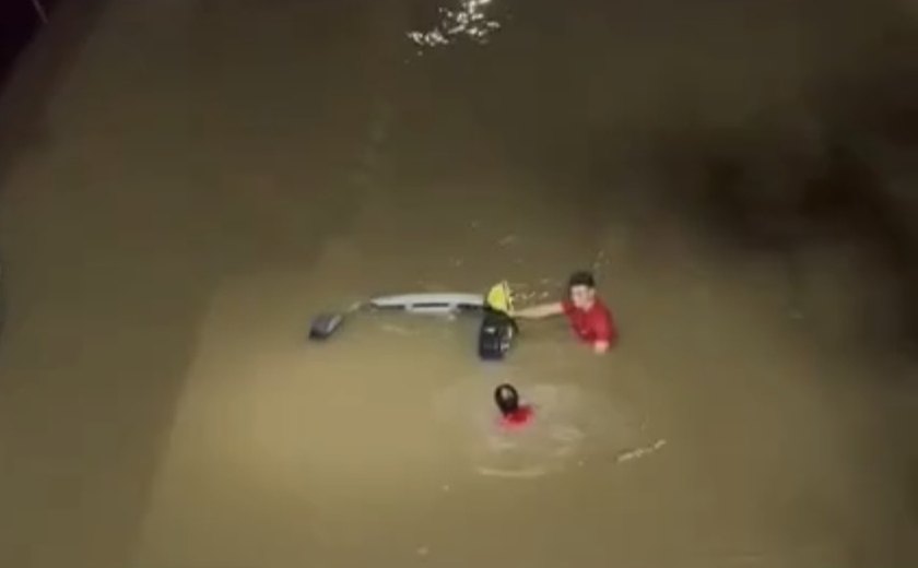 Após assalto, trio cai de ponte durante fuga e um morre afogado em União dos Palmares