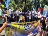 Manifestantes fazem ato contra Bolsonaro em Maceió