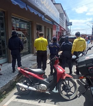 Moto com queixa de roubo é recuperada pela SMTT e Guarda Municipal de União dos Palmares