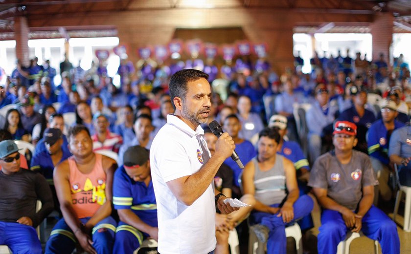 Na Usina Coruripe, Paulo garante fortalecer o setor sucroalcooleiro