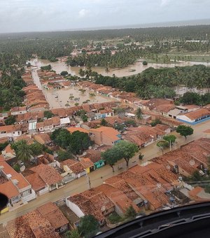 Inmet emite dois alertas de chuvas intensas para mais de 80 cidades de AL