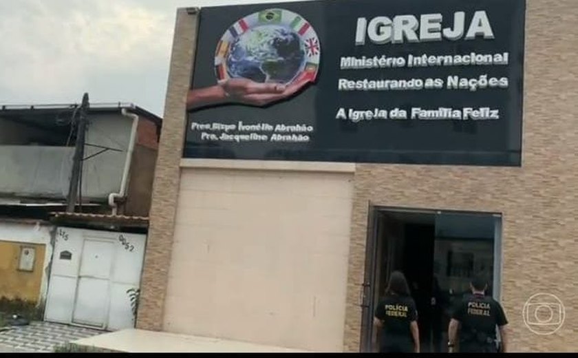 Igreja do pai de Patrick Abrahão foi um dos alvos na operação da Polícia Federal