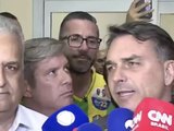 “JHC está com a gente na campanha”, diz Flávio Bolsonaro em Maceió