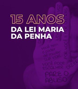 Lei Maria da Penha completa 15 anos