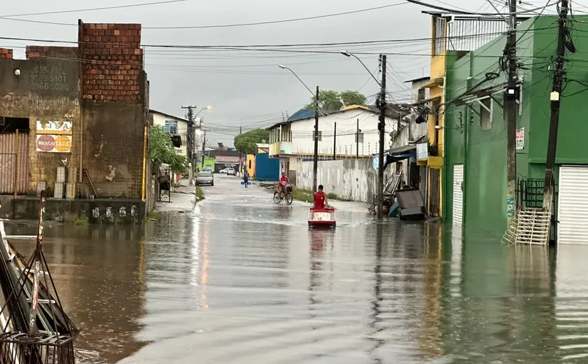 Defesa Civil alerta para risco de alagamentos e cheias de rios em Alagoas