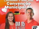 Candidatura de Geo Cruz à prefeitura de Ibateguara será confirmada hoje em convenção do MDB