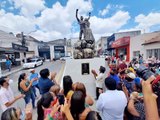 Em inauguração do Monumento à Liberdade Júlio Cezar pede perdão ao povo negro pelo descaso de governos anteriores