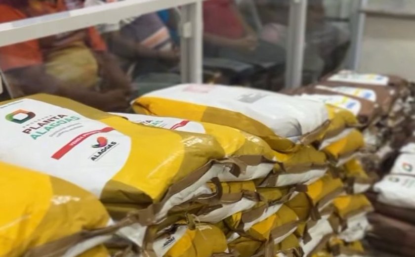 Ibateguara recebe sementes do Programa Planta Alagoas