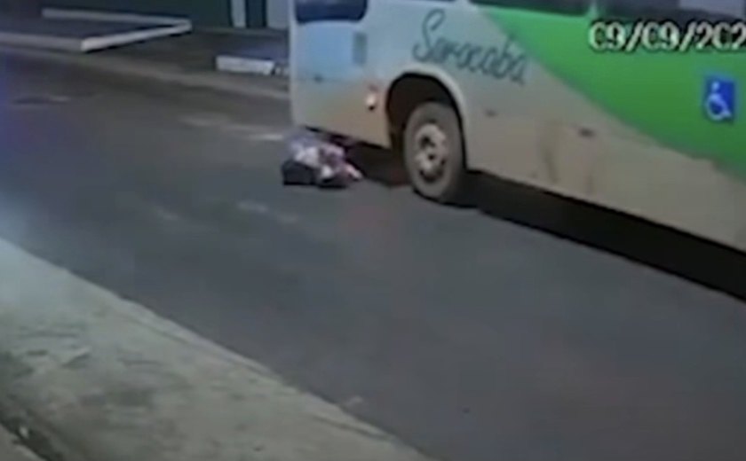 Motorista de ônibus evita tragédia e salva motociclista em Alagoas