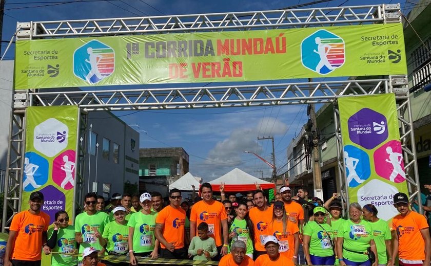 Prefeitura de Santana do Mundaú promove 1ª Corrida de Verão