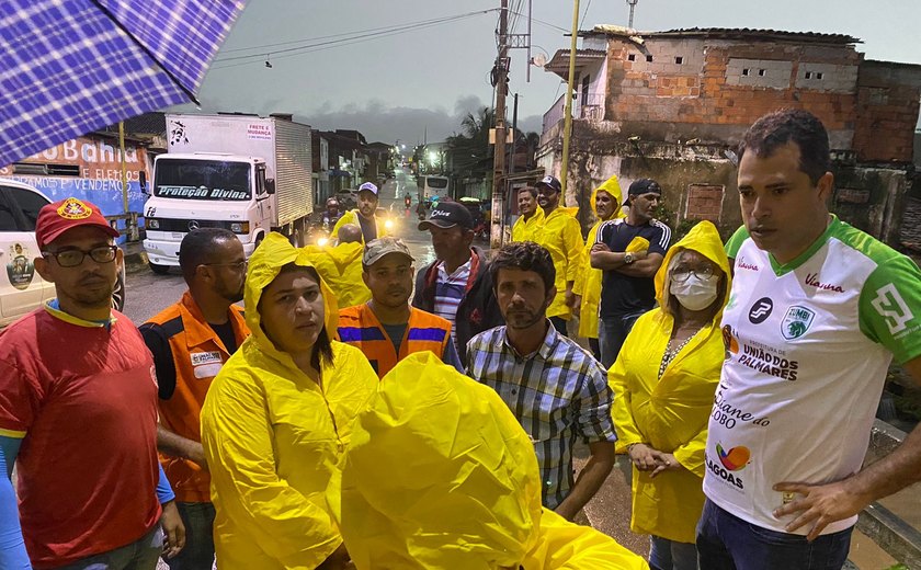 Confira a situação das chuvas em União dos Palmares e o trabalho de assistência da Prefeitura