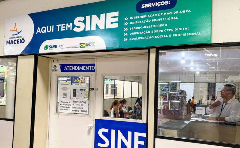 Sine Maceió está com 160 vagas de emprego disponíveis nesta segunda (16)