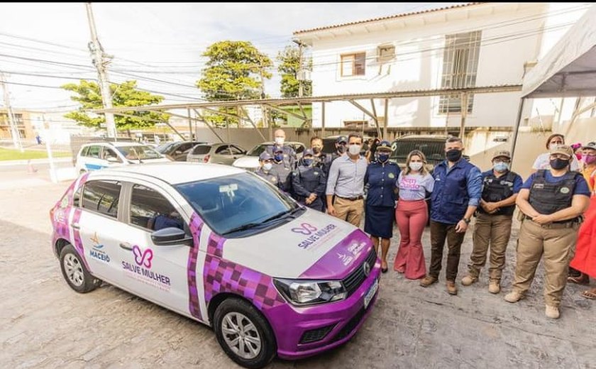 Prefeito JHC reforça a atuação da Patrulha Salve Mulher