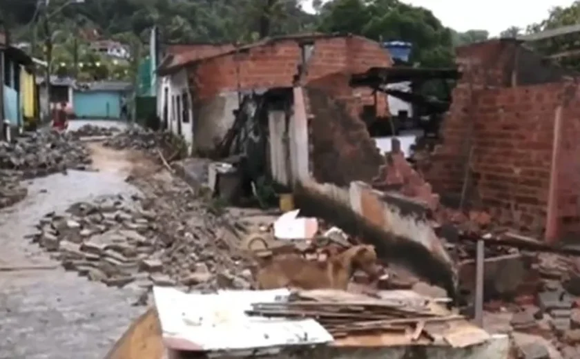 Alagoas segue com mais de 60 mil desabrigados e desalojados por conta das chuvas