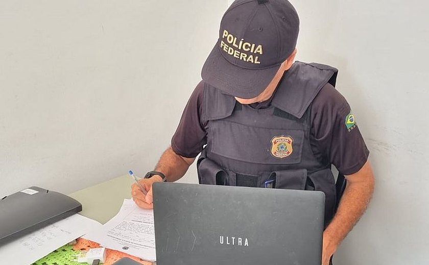 Polícia Federal prende uma pessoa em Maceió por posse de imagens de abuso sexual infantil