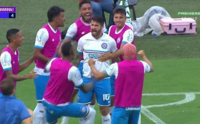 Em jogo de 10 gols10, Bahia vence o Goiás sai do Z-4