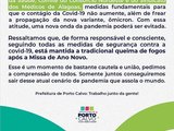 Prefeitura de Porto Calvo suspende comemorações de reveillon