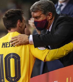 Laporta diz que tentou contratar Neymar e chegou a pensar em ter Messi de graça no Barcelona