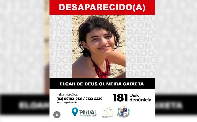 Adolescente autista que estava desaparecida foi encontrada