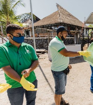 Prefeitura de Maceió realiza ação de coleta de resíduos na Orla Lagunar