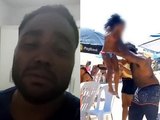 'Errei por amor', diz pai que espancou filhas em praia de Salvador