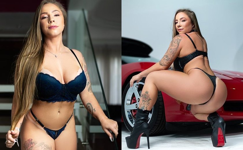 Professora demitida por fotos sensuais se lança no OnlyFans e estampa a revista Sexy