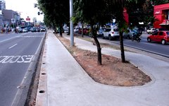 1,3km de ciclovia já recebeu serviços de concretagem.