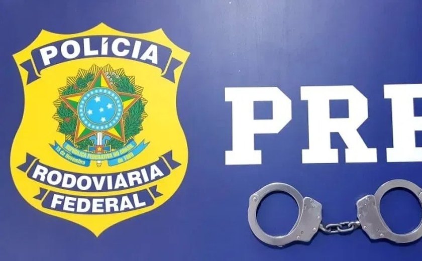 PRF prende foragido da Justiça por homicídio em União dos Palmares