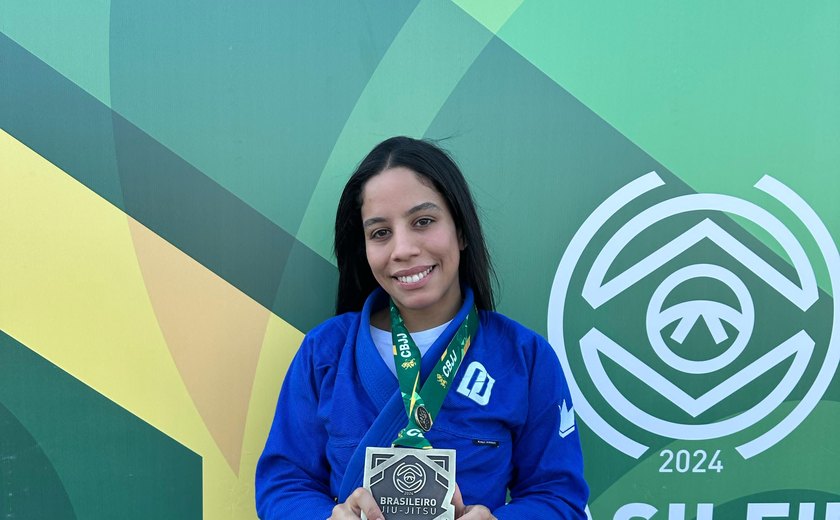 Atleta palmarina, Isabella Souza, alcança o pódio no Campeonato Brasileiro de Jiu-Jitsu