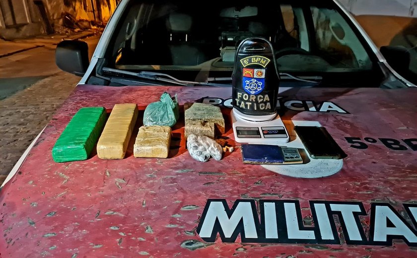 Polícia prende homem e encontra maconha enterrada em mata no Benedito Bentes
