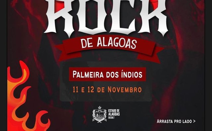 Palmeira dos Índios recebe o III Festival do Rock de Alagoas