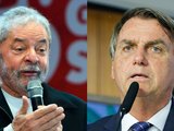 Bolsonaro aparece à frente de Lula em pesquisa eleitoral