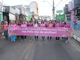 Secretarias se unem em caminhada em alusão ao Dia Internacional da Mulher