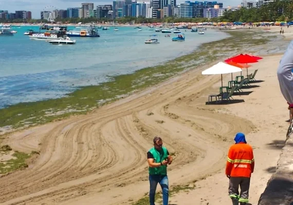 Vistoria afasta suspeita de esgoto na orla da Pajuçara