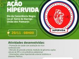 Estudantes realizam ação de promoção à saúde neste domingo (20), na Serra da Barriga