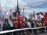 Manifestação de trabalhadores rurais do FNL bloqueia Fernandes Lima e causa transtornos no trânsito em Maceió