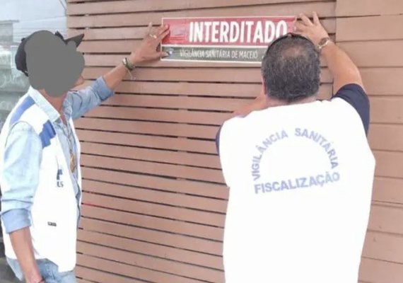 Vigilância Sanitária interdita restaurante insalubre no Farol