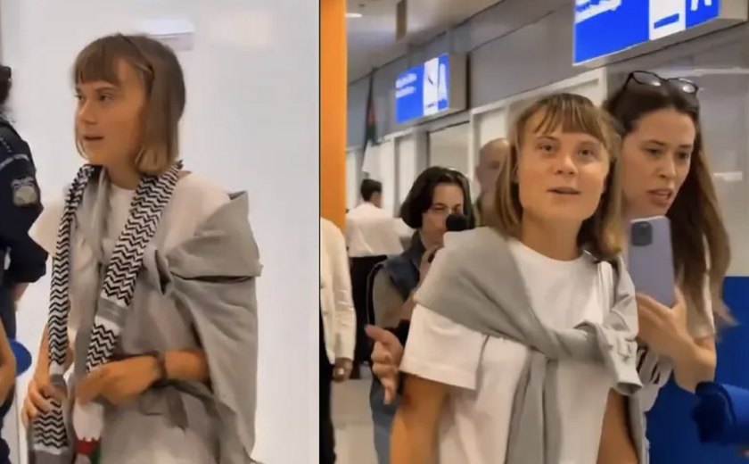 Greta Thunberg chega a Belém para a Cúpula dos Povos durante a COP30