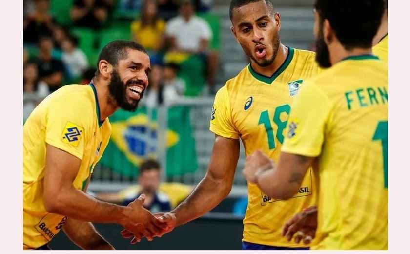 Brasil supera Japão e se classifica às oitavas do Mundial de Vôlei