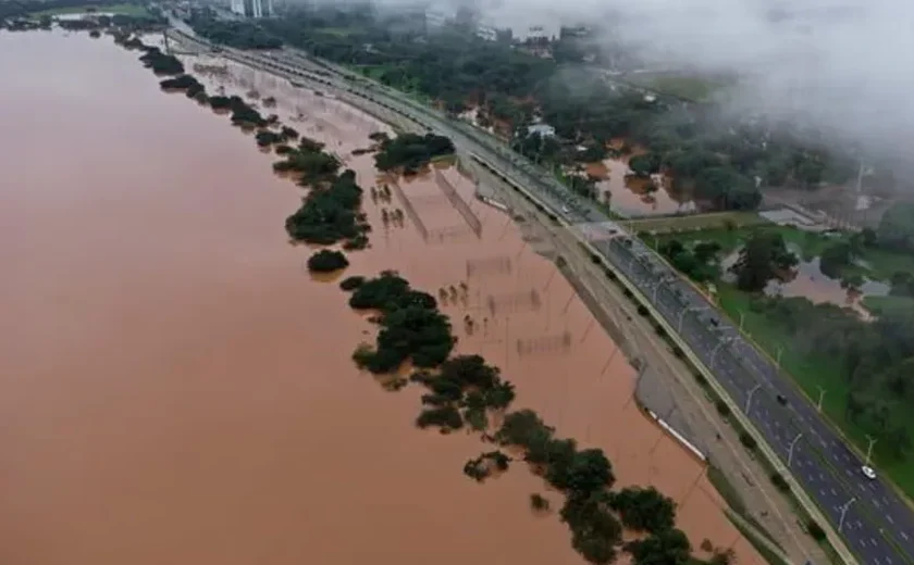 Chuvas no RS: nível do Guaíba baixa 15 cm em um dia