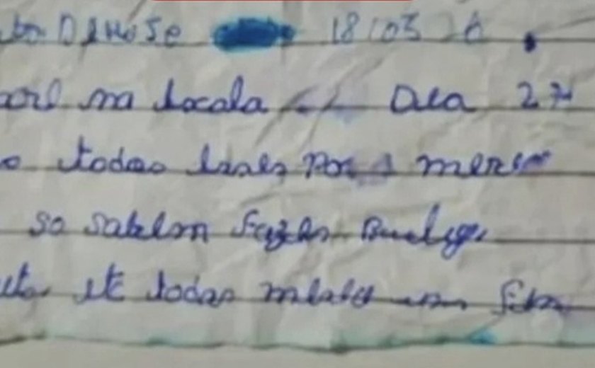 'Dia 27 de maio': ameaça com referência a nazismo gera pânico em escola de Coruripe