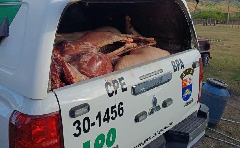 PM-AL flagra abatedouro clandestino em União dos Palmares