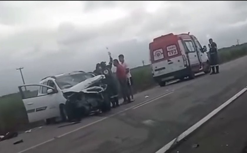 Acidente Grave na AL-215 Deixa Taxista Ferido em Marechal Deodoro