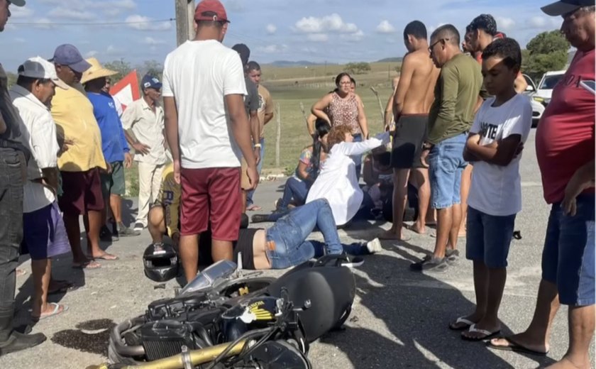 Grave acidente de trânsito deixa casal ferido na Várzea Grande