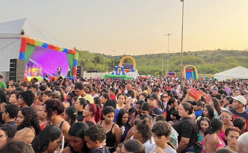 Prefeitura de Branquinha promove grande festa do Dia das Crianças